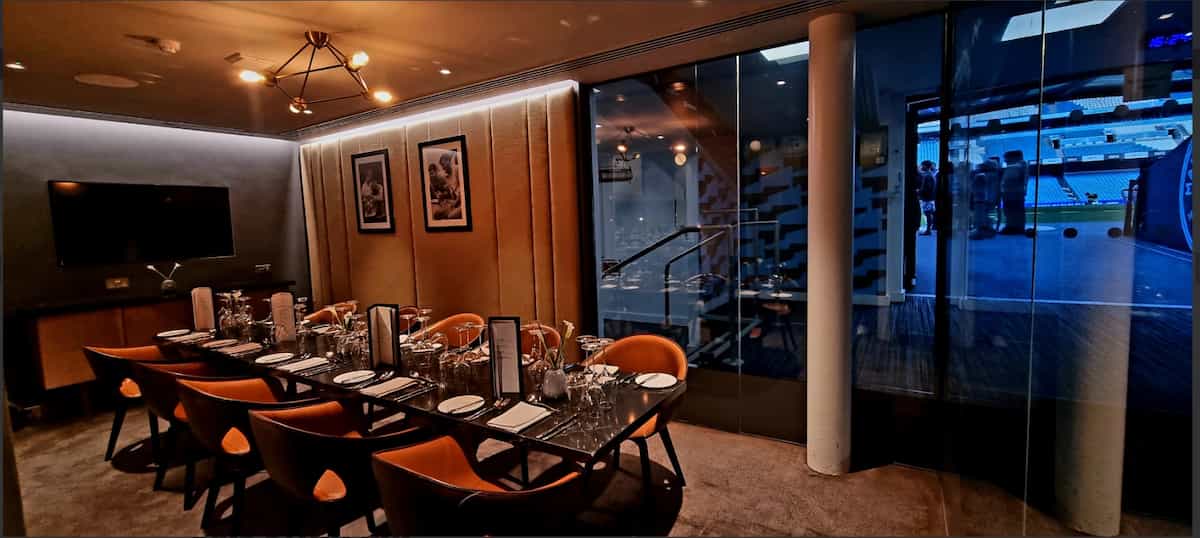 VVIP Hospitality at Manchester City Sample Menu